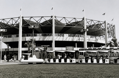 Rear view of the Porpoise Show Theater