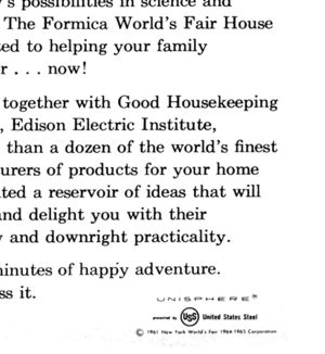 Formica advertisement panel 6