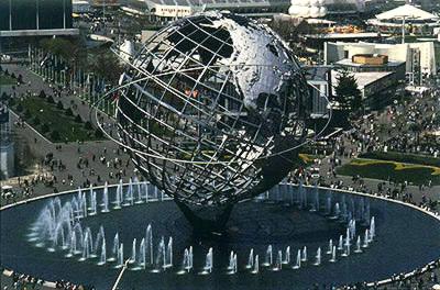 Unisphere surrounded by the Fountain of the Continents