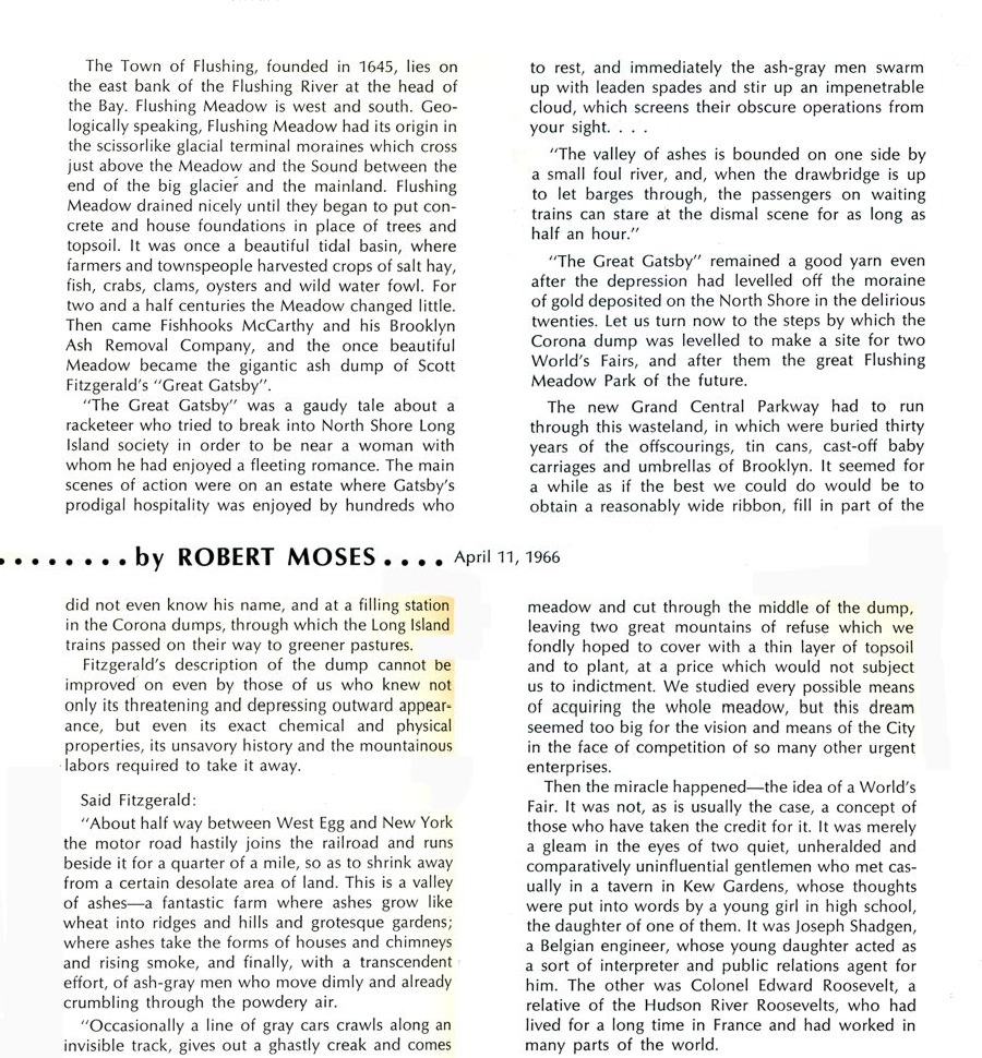 The Saga of Flushing Meadow — Page 01 photograph