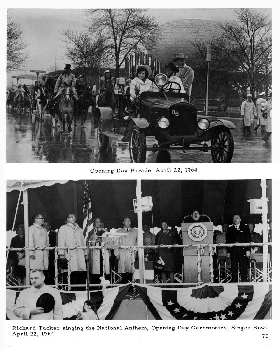 Great Moments at the Fair — Page 70 from For Those Who Produced the New York World’s Fair 1964-1965