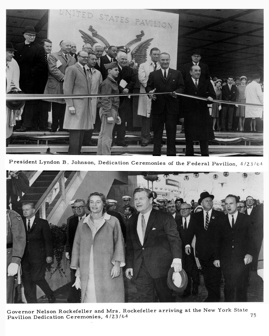 Great Moments at the Fair — Page 75 from For Those Who Produced the New York World’s Fair 1964-1965