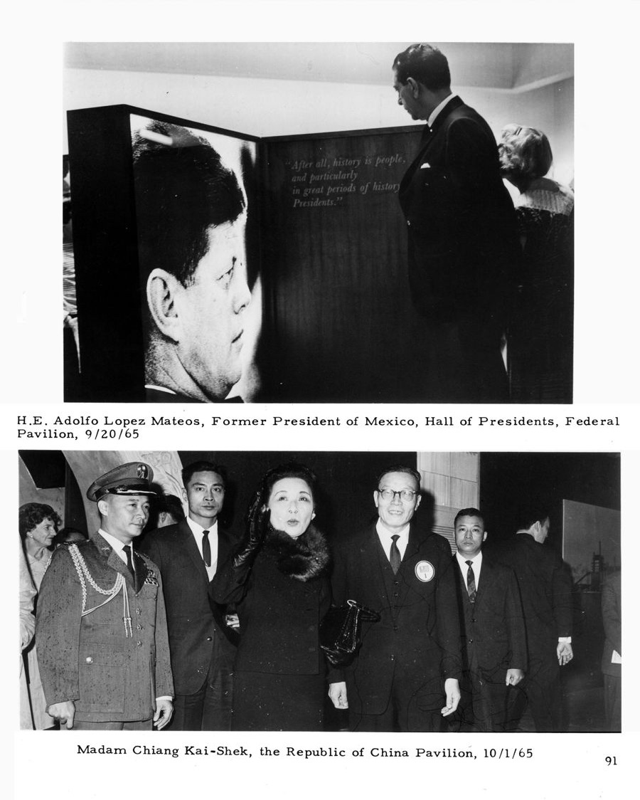 Great Moments at the Fair — Page 91 from For Those Who Produced the New York World’s Fair 1964-1965