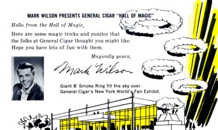 General Cigar Pavilion souvenir postcard folder panel