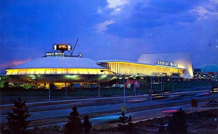 General Motors Pavilion postcard