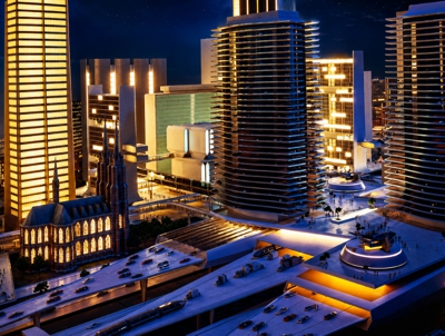 General Motors Pavilion - Futurama Ride - City of Tomorrow