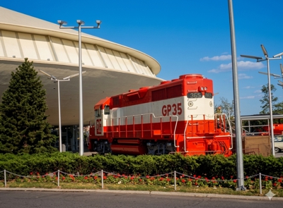 General Motors Pavilion Outdoor Product Plaza