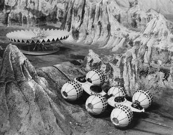 Lunar Rovers Float Magically Over Powdered Plains
