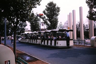 A Glide-a-Ride Train on Tour A
