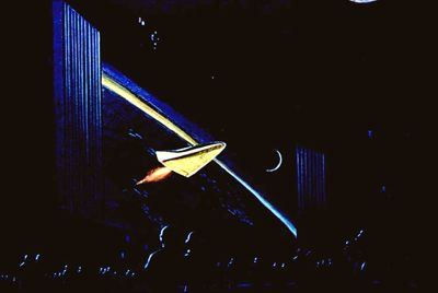 A scene from "Rendezvous in Space"