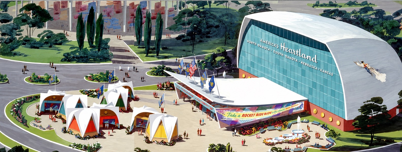 Heartland States U.S.A. — proposed pavilion for Dakota, Nebraska, and Kansas