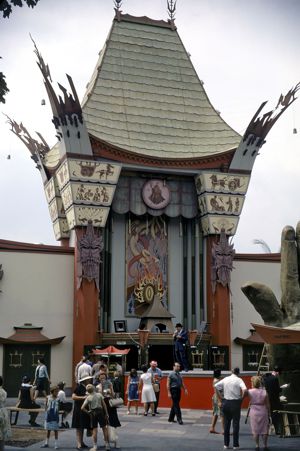 Replica of Grauman's Chinese Theater welcomes visitors to Hollywood U.S.A.