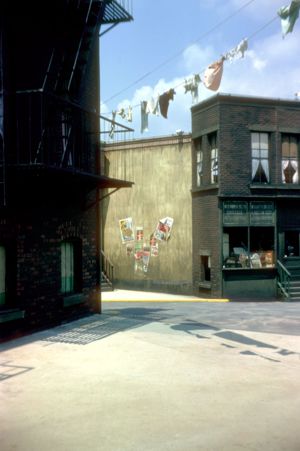 West Side Story balcony set