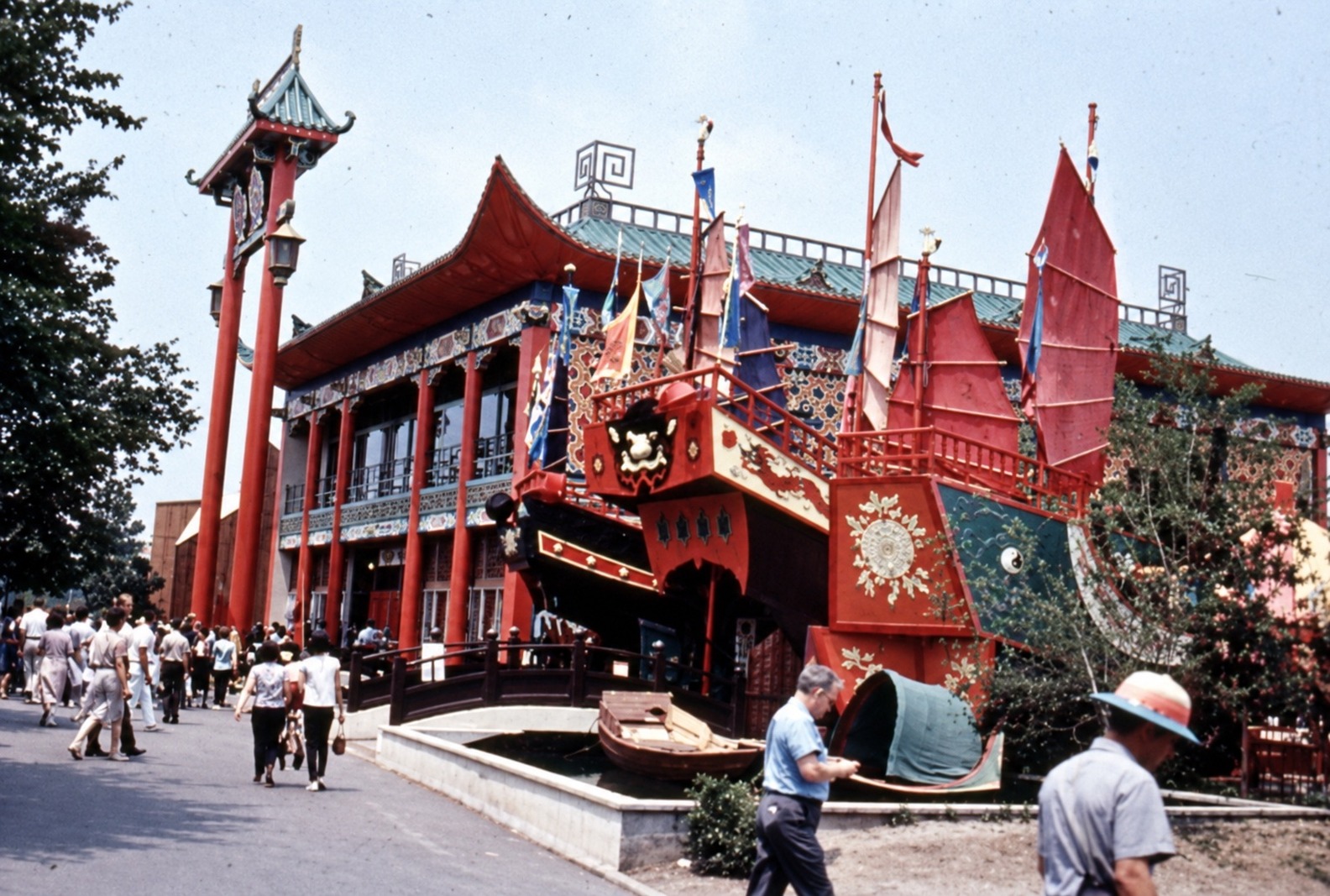 Hong Kong — restaurants and shops recreating the British crown colony