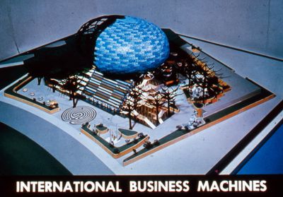 Architectural model of the IBM Pavilion