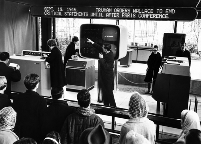 Digital Displays Shows Results of Automatic Character Recognition