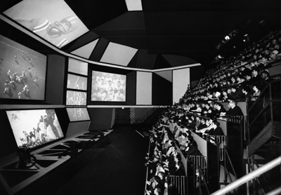 Inside the Information Machine atop the IBM Pavilion