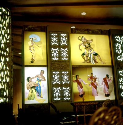 Interior view of the Indonesia Pavilion