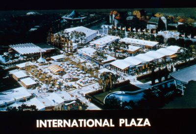 Artist's rendering of the International Plaza