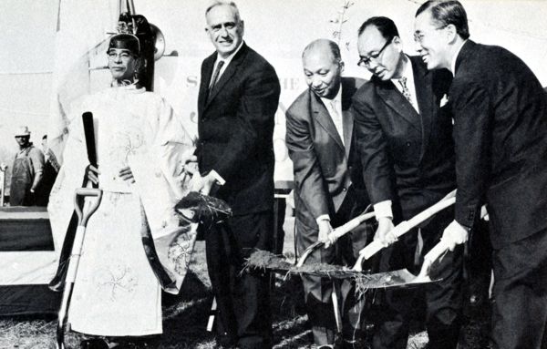 Official groundbreaking for the Japan Pavilion