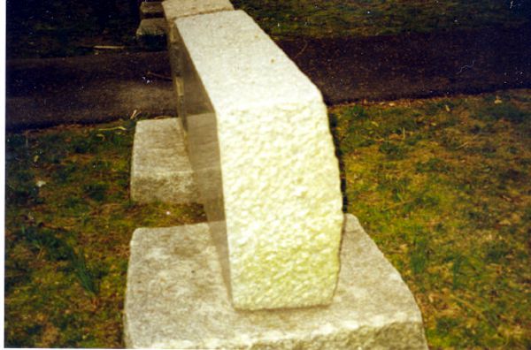 Manhattanville College stones from the Japan Pavilion