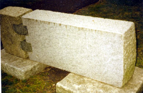 Manhattanville College stones from the Japan Pavilion