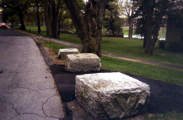 Manhattanville College stones from the Japan Pavilion