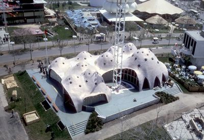 Aerial view of the Jordan Pavilion