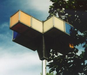 Canobie Lake Park street light