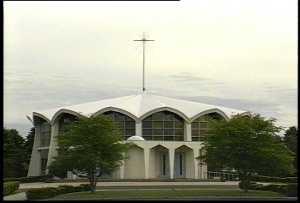 Vatican Pavilion Starburst at St. Mary's Catholic Church