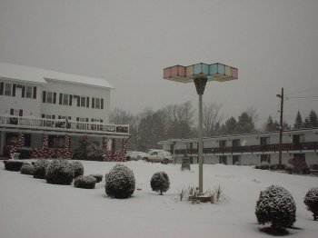 World's Fair street lights at Hotel Villa Vosilla