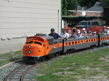 Restored Long Island Railroad miniature train