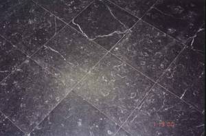 Carrara marble floor from the Vatican Pavilion Pieta display