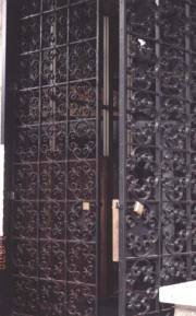 Gate from the Vatican Pavilion chapel