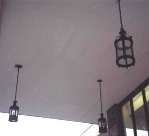 Hanging lamps from the Vatican Pavilion