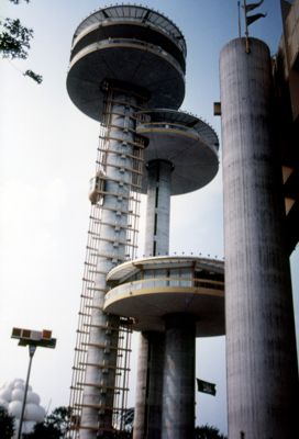 Fair's tallest tower (226-feet) is part of New York State Pavilion