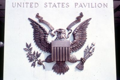 Insignia on United States Pavilion