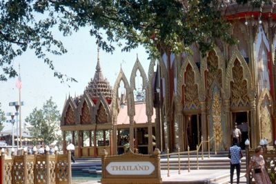 Main building of Thailand is ornate 18th Century Buddhist shrine