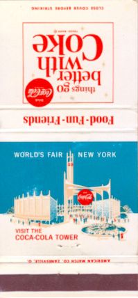 Coca-Cola matchbook