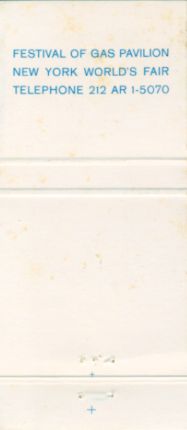 Festival of Gas '65 matchbook
