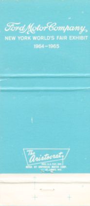 Ford matchbook