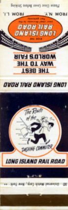 Long Island Rail Road matchbook