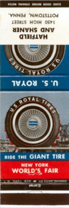 U.S. Rubber matchbook