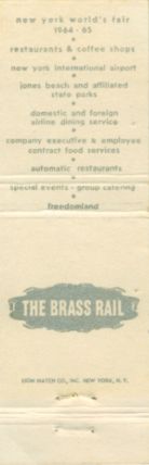 Brass Rail Restaurants matchbook