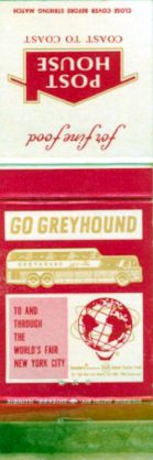 Greyhound matchbook