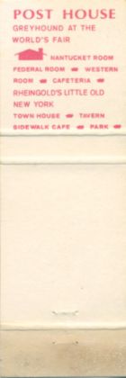 Greyhound matchbook
