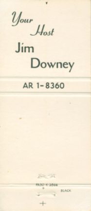House of Good Taste matchbook
