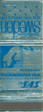 Sweden matchbook