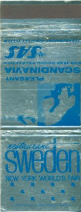 Sweden matchbook