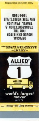 Transportation & Travel (Allied) matchbook